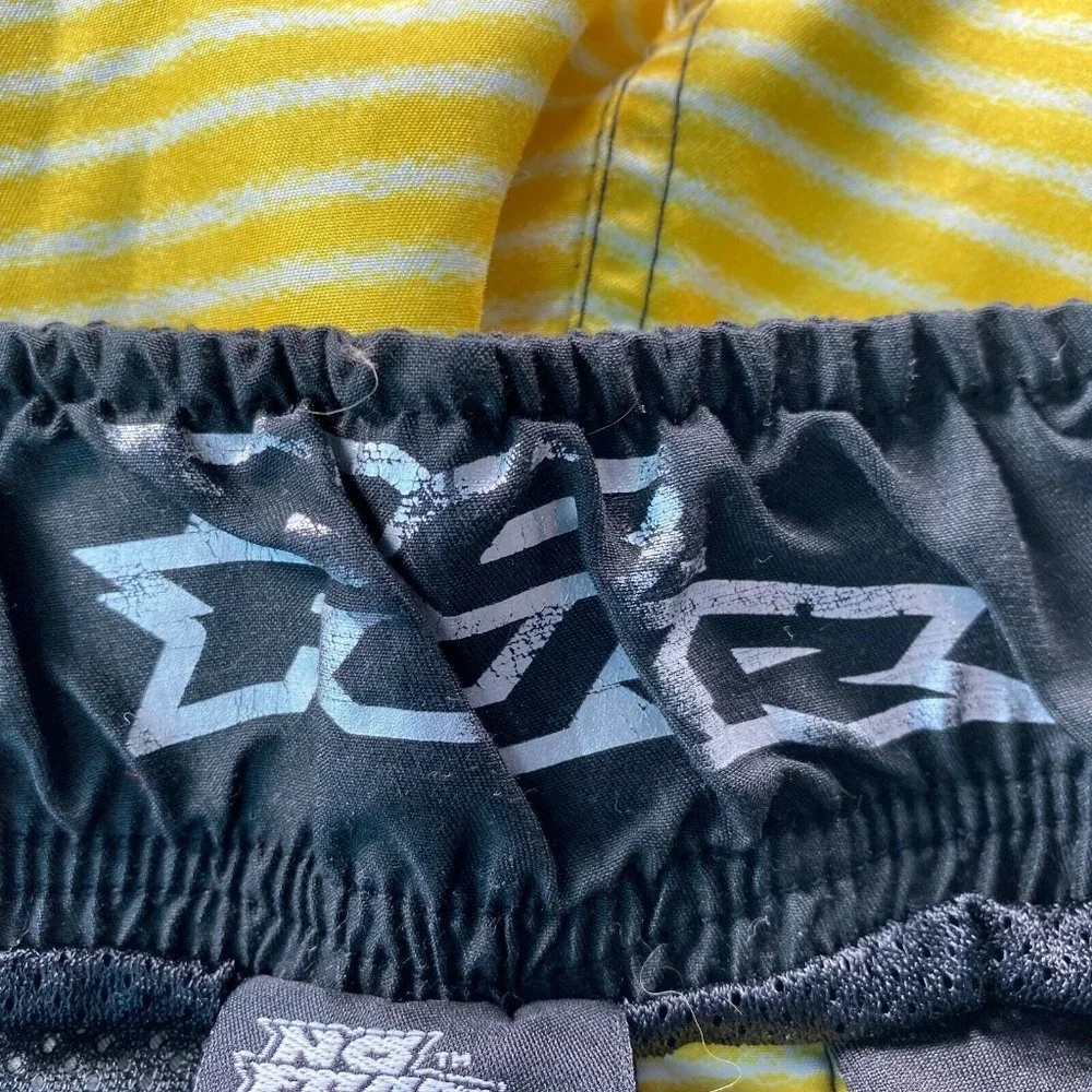 No Fear Men's Striped Board Shorts Swim Trunks